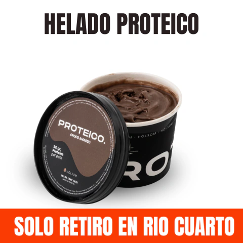Helado PROTEICO - Chocolate Amargo