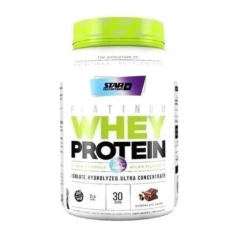 WHEY PLATINUM 2LB - STAR NUTRITION - comprar online
