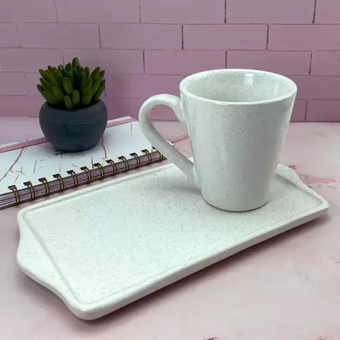 PLATO RECTANGULAR JASPEADO - comprar online