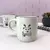 JARRO RECTO BLANCO MATE CON ANIMALES - comprar online