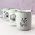 JARRO RECTO BLANCO MATE CON ANIMALES