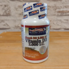 Vitamina D3 2000IU - 100 Softgel