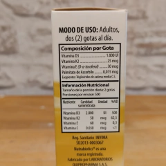Vitamina DK en gotas Nutrabiotics - comprar online