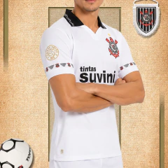 Camisa Retrô Corinthians 1995 Suvinil - Oficial Licenciado - Mantos Esporte Clube