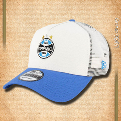 Boné New Era Grêmio 940 Branco e Azul
