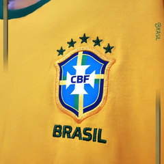 Camisa Brasil CBF - Retrô 1970 - Mantos Esporte Clube