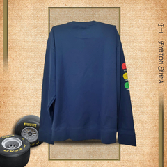 Camisa Ayrton Senna manga longa - Azul na internet