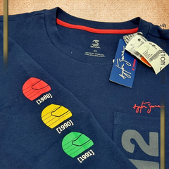 Camisa Ayrton Senna manga longa - Azul - Mantos Esporte Clube