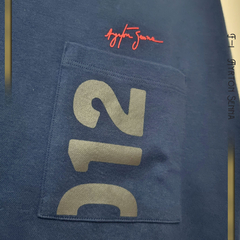 Camisa Ayrton Senna manga longa - Azul