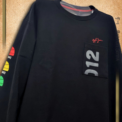 Camisa Ayrton Senna manga longa - Preta