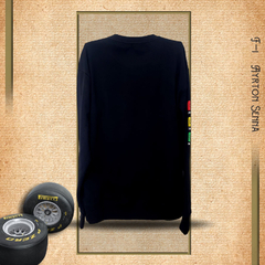 Camisa Ayrton Senna manga longa - Preta - comprar online