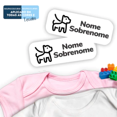 Etiquetas Termocolantes Laváveis Uniformes - Cão - A partir 36 Pçs PB Girl-3 - comprar online