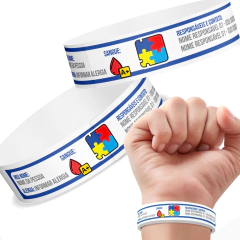 Pulseiras de Identificação Infantil autismo I Dinu´s TAG