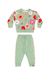 Conjunto Feminino Infantil Elian com Blusão e Calça - Carinhas e flores - comprar online