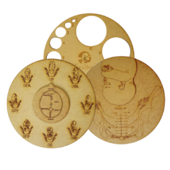 Kit Réguas Didáticas - MDF CRU