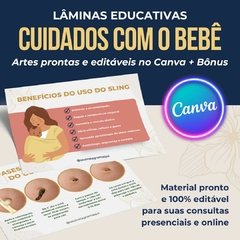 50 Lâminas educativas Cuidados com o Bebê na internet