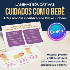 50 Lâminas educativas Cuidados com o Bebê