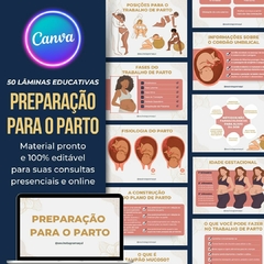 50 Lâminas Educativas Preparação para o Parto - loja online