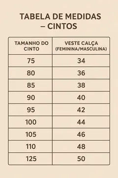 Cinto Paul western unissex - comprar online