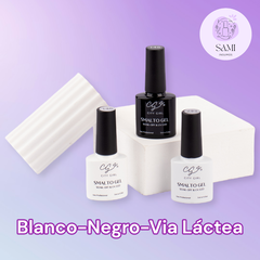 Esmalte Semi Negro - Blanco - Via Lactea 7ml de City Girl