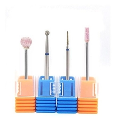 Fresas Para Manicura Rusa Universales Kit x 4