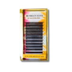 Pestañas Russian Elite 3D W Mix 0.07D
