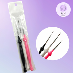 Set Pinceles Liner X3