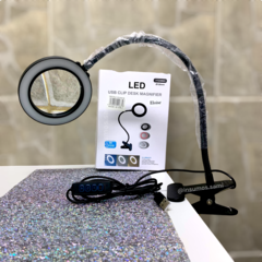 Imagen de Lampara Led Flexible Con Lupa Usb