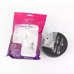 Tips Soft Gel City Girl 600pcs Bolsa - tienda online