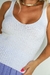 Regata tricot canelado modal - Bahamas