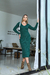 Vestido Midi Tricot Canelado Cieza