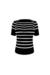 Imagem do Blusa T-shirt Tricot Manga Curta Listrada Marrocos