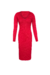 Imagem do Vestido Midi Tricot Canelado Cieza
