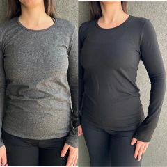 2 Basicas ML Negra y Gris - comprar online