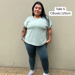Remera deportiva Verde pistacho