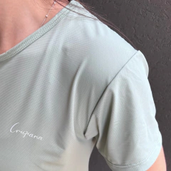 Remera deportiva DryFit pistacho - CRUZIANA