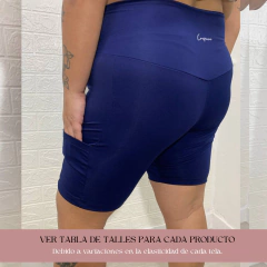 Biker con bolsillo azul marino - CRUZIANA