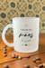 Caneca de vidro Feliz Dia das Mães na internet