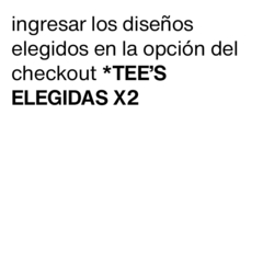 GRAPHIC BOXY TEE'S X2 (A ELECCIÓN) - resilience