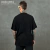 Camiseta Oversized No Regrets Only Memories Preto - WNC