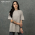 Camiseta Oversized Simple Bege - loja online