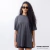 Camiseta Oversized Lisa Cinza - comprar online