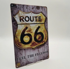 PLACA PÓSTER ROUTE 66 #PAG006 - comprar online