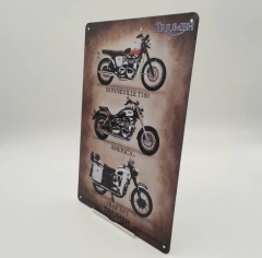 PLACA PÓSTER MOTOS #PM074 - comprar online