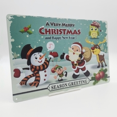 PLACA PÓSTER NAVIDAD #PNM017 - comprar online
