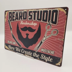 PLACA PÓSTER BARBERIAS #PRB033 - comprar online