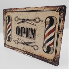 PLACA PÓSTER BARBERIAS #PRB056 - comprar online