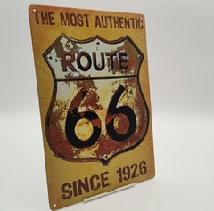 PLACA PÓSTER ROUTE 66 #PAG007 - comprar online