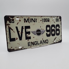 PLACA PÓSTER MATRÍCULAS #PAM035 - comprar online