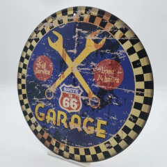 PLACA PÓSTER 30 CM GARAGE #PRG003 en internet